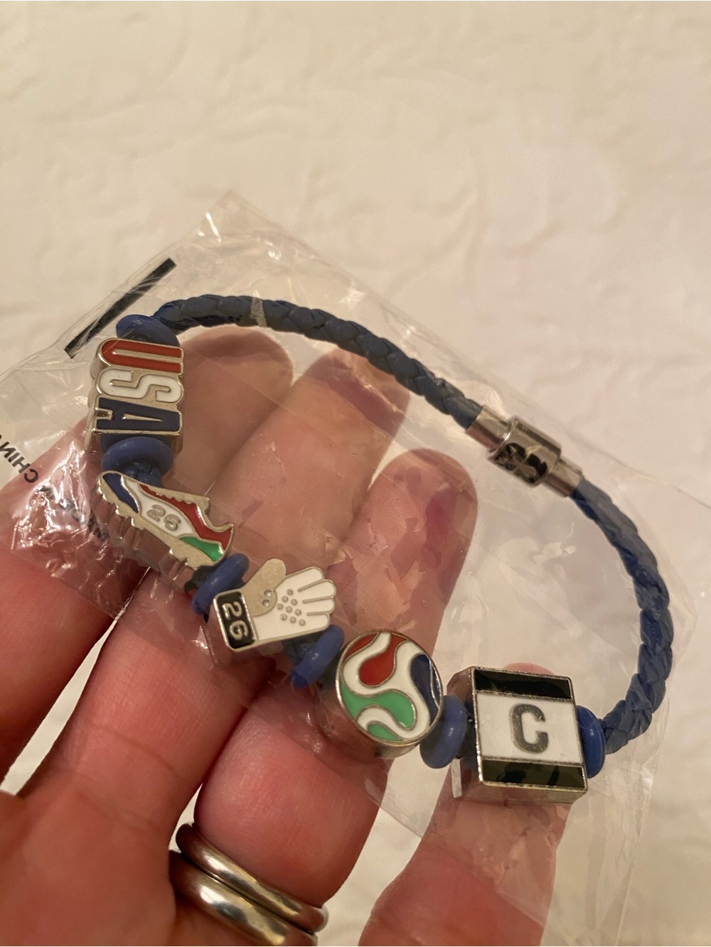 FIFA World Cup 2026 Bank of America Team USA Charm Bracelet